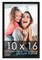 10x16 Solid Wood Picture Frame with UV-Resistant Acrylic & Acid-Free Backing, Available in 6 Finishes: Matte Black, Matte White, Metallic Bronze, Silver, Natural Wood Grain & Mahogany